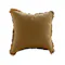 Scylla Fringe Cushion - Caramel