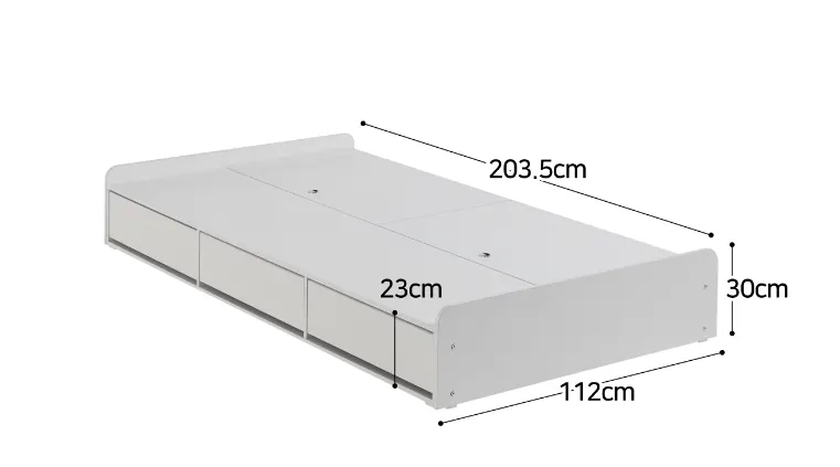 (As-is) Alex Super Single Platform Storage Bed - 3 - 18