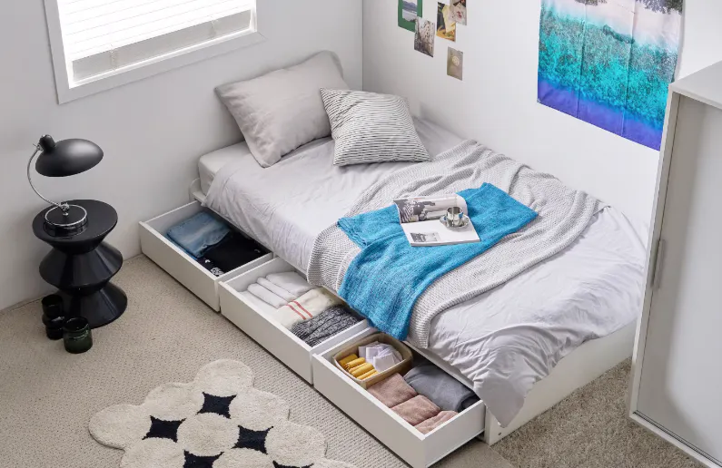 (As-is) Alex Super Single Platform Storage Bed - 3 - 11