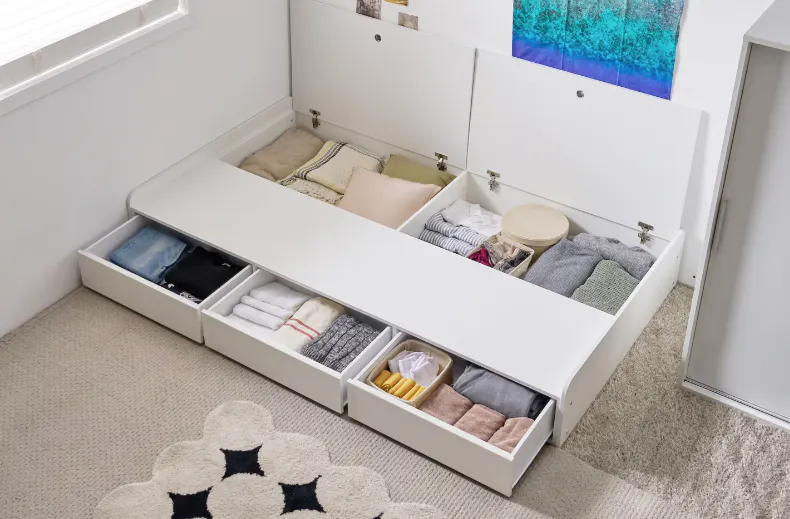 (As-is) Alex Super Single Platform Storage Bed - 3 - 12