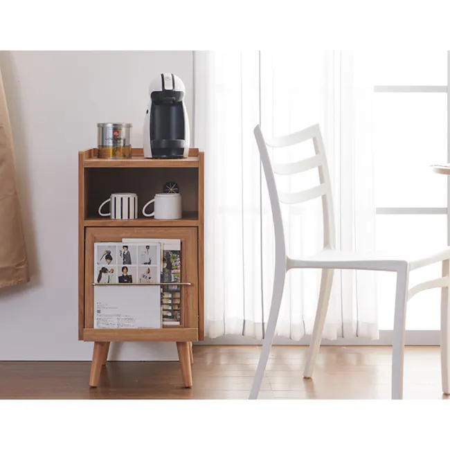 Jael Bedside Table - Walnut - 6