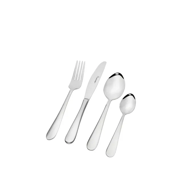 Stanley Rogers Hampton 24pc Cutlery Set - 3 - silverware set, stainless steel, elegant design, high-quality, minimalist