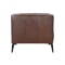 Louis 2 Seater Sofa with Louis Armchair - Chocolate (Genuine Cowhide) - 9