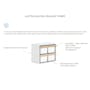 Tidy Toy Cabinet - Barley White & Almond - 3