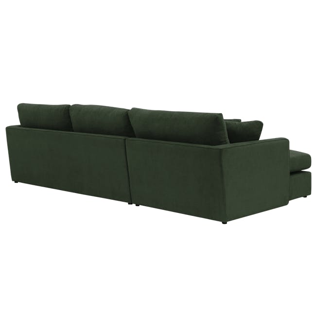Ashley L-Shaped Lounge Sofa - Olive - 3
