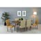 Werner Extendable Oval Dining Table 1.5m-2m with 4 Riley Dining Chairs - 6