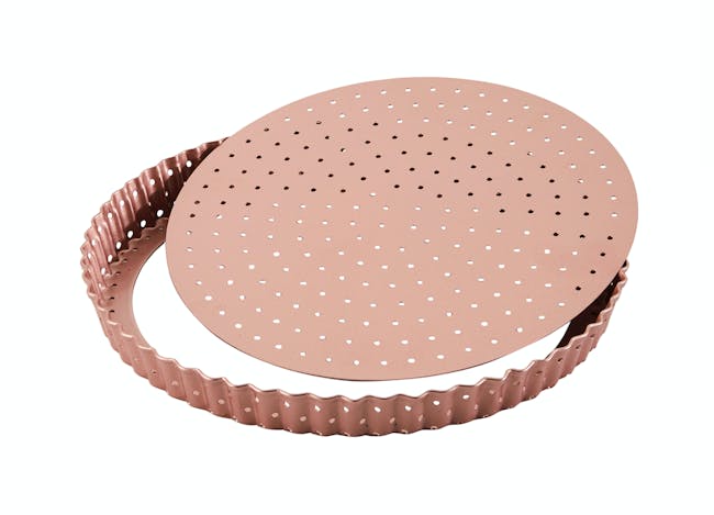 Wiltshire Rose Gold Perforated Round Quiche & Tart Pan - 3