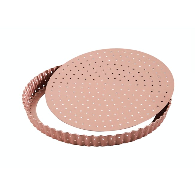 Wiltshire Rose Gold Perforated Round Quiche & Tart Pan - 3