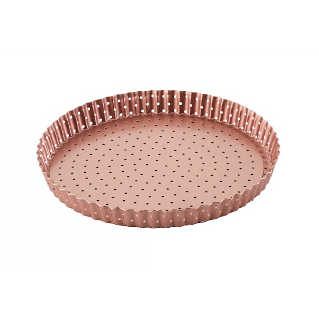 Wiltshire Rose Gold Perforated Round Quiche & Tart Pan - 2