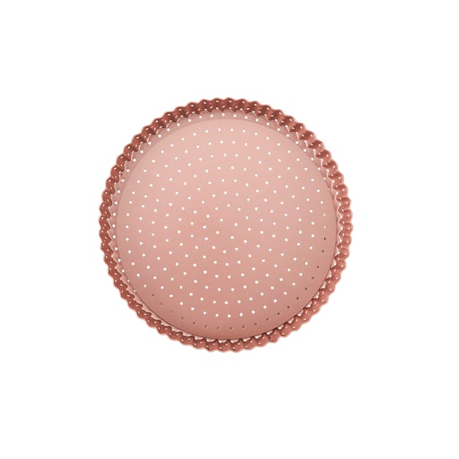 Wiltshire Rose Gold Perforated Round Quiche & Tart Pan - 0