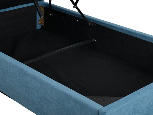 Aspen Super Single Storage Bed - Blue - 8