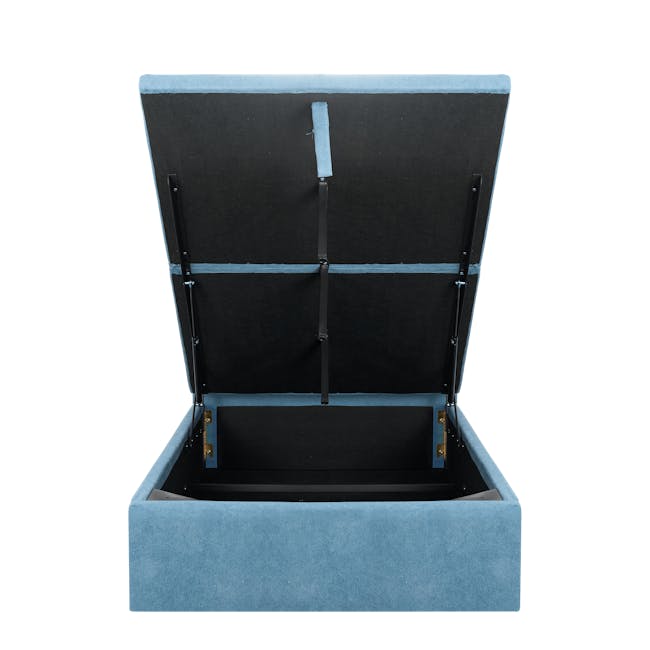 Aspen Super Single Storage Bed - Blue - 1