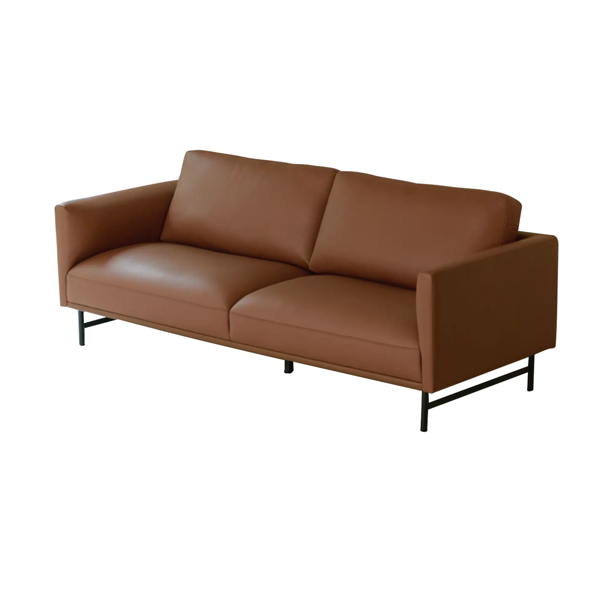 Pave 3 Seater Sofa - Brown (Top Grain Leather)