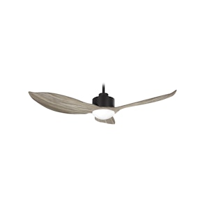 F3FC Black Bamboo Grain Decor Fan (2 Sizes)