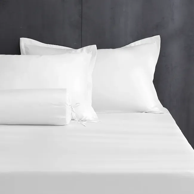 Robinsons TENCEL™ Lyocell Heritage Collection Fitted Sheet Set - White (4 Sizes) - 1