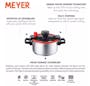 Meyer 4L Stainless Steel Quicker Cooker - 5