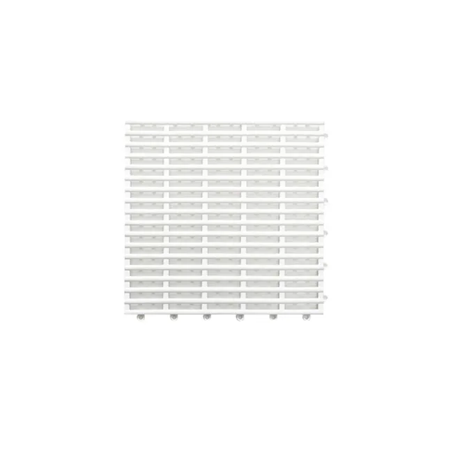 ESSENTIALS Bathroom Modular Non-Slip Mat - White - 1