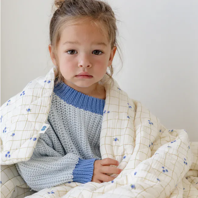 Soft Spot Soft Quilt Blanket - Blueberries - 2