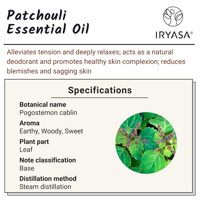Iryasa Organic Patchouli Essential Oil - 6