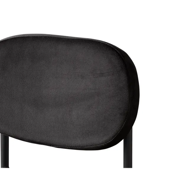 Percy Dining Chair - Black (Velvet) - 5
