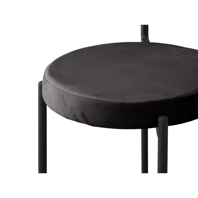 Percy Dining Chair - Black (Velvet) - 4