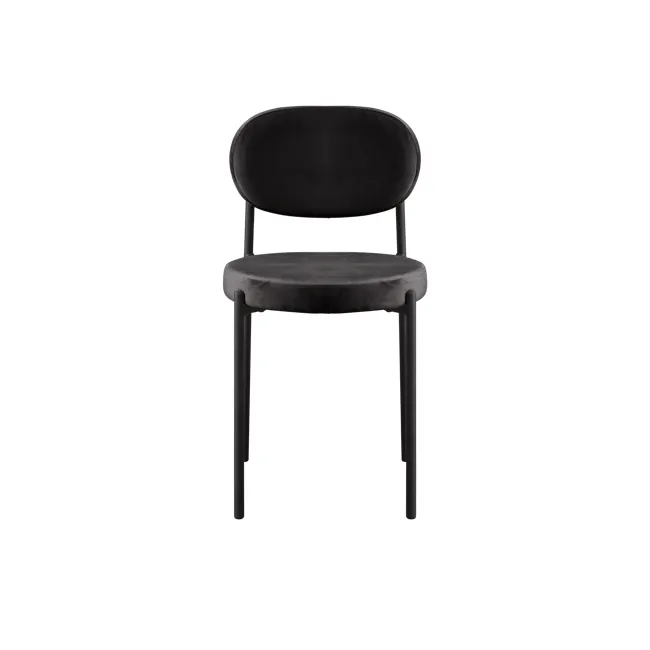 Percy Dining Chair - Black (Velvet) - 6