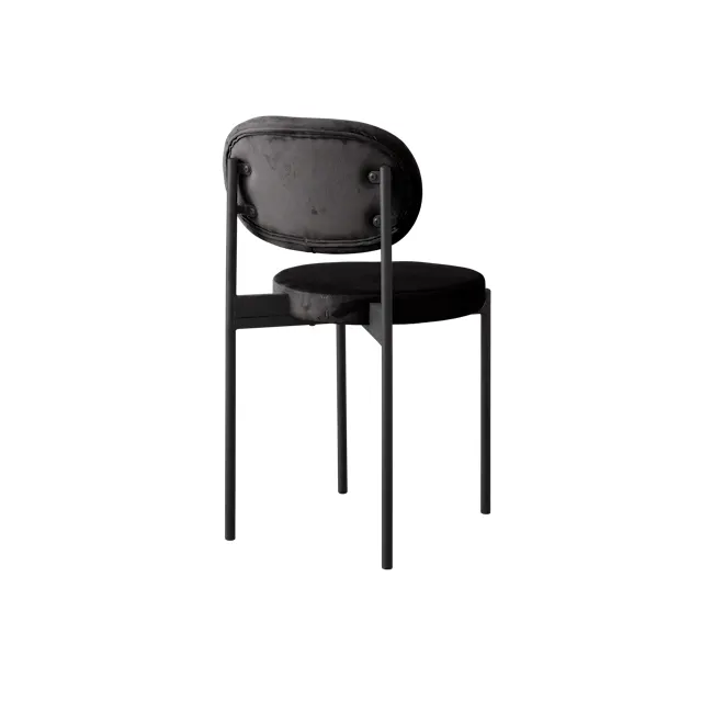 Percy Dining Chair - Black (Velvet) - 3