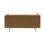 Cadencia 2 Seater Sofa with Cadencia Armchair - Tan (Faux Leather) - 14