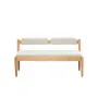 Niel Bench 1.05m - Oak, Gravel White - 7