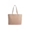 Personalised Saffiano Leather Tote Bag - Nude