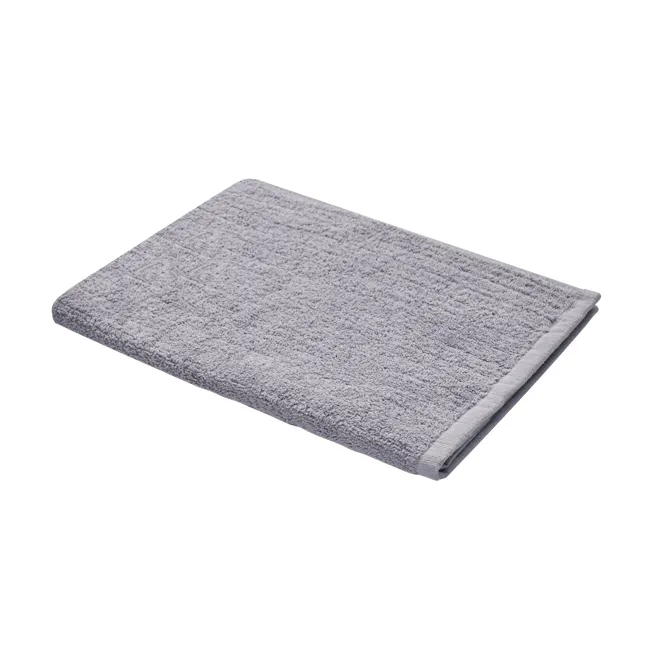 EVERYDAY 100% Cotton Bath Mat 70 x 50 cm - Lilac - 1 - Soft, fluffy, textured, gray bath mat, cozy, comfortable, plush