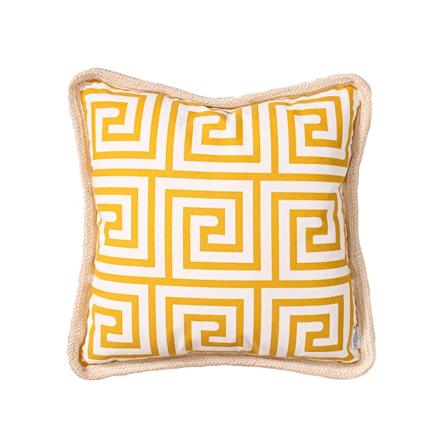 Lost in Tokyo Throw Cushion - Yellow - 0