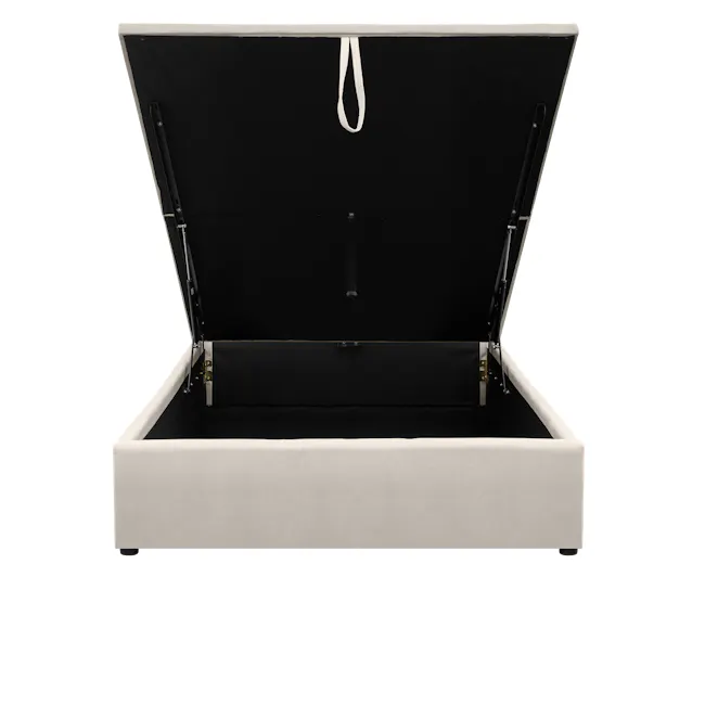 (As-is) Nolan Single Storage Bed - Oatmeal - 3 - 9