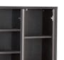 Harvey 3 Door Shoe Cabinet - Black, Grey - 5