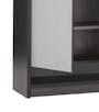 Harvey 3 Door Shoe Cabinet - Black, Grey - 4