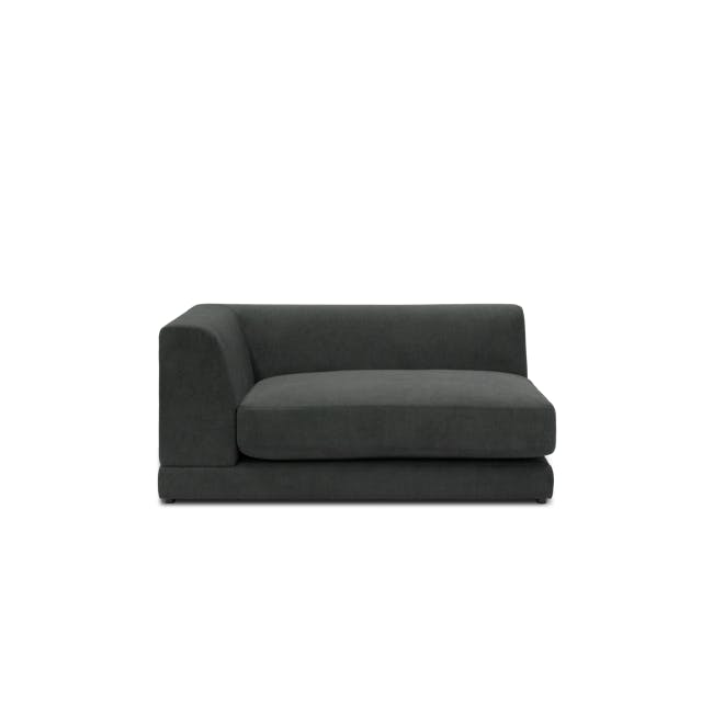 Abby Chaise Lounge Sofa - Granite - 13