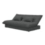 Tessa 3 Seater Storage Sofa Bed - Charcoal (Eco Clean Fabric) - 4
