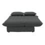 Tessa 3 Seater Storage Sofa Bed - Charcoal (Eco Clean Fabric) - 10