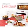 LocknLock Euro Rectangle Oven Glass Food Container 380ml - 1