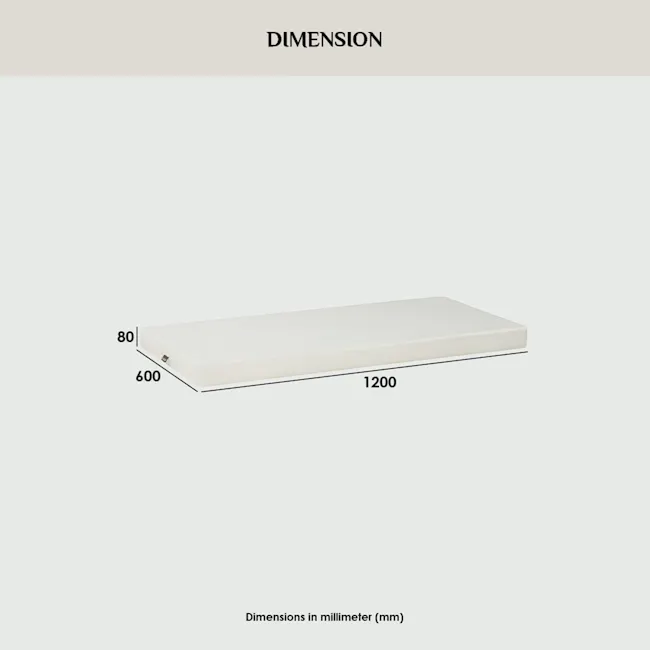 Ayla Dropside Baby Cot with Mattress - 18