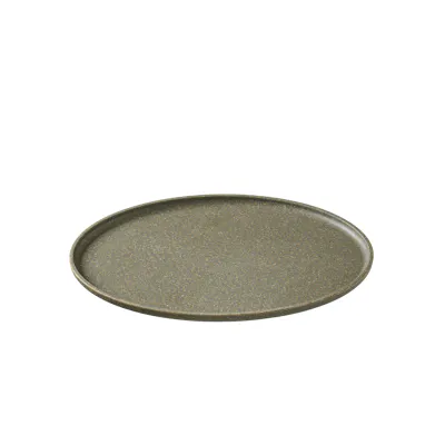 Sonite Husk Round Tray - Shadow Oak