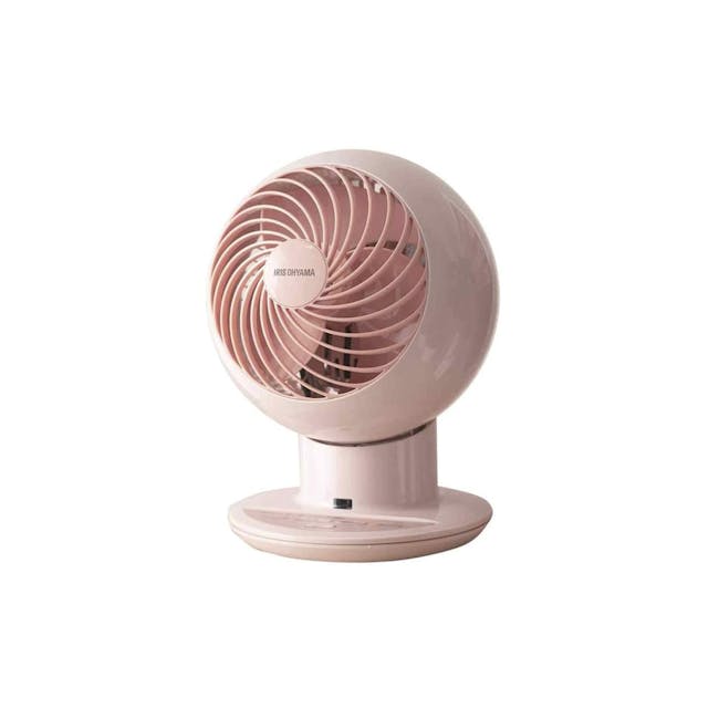 IRIS Ohyama Oscillate Up/Down/Left/Right Circulator Fan - Coral Pink - 0