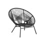Dallas Outdoor Lounge Chair - Black - 1