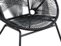 Dallas Outdoor Lounge Chair - Black - 4