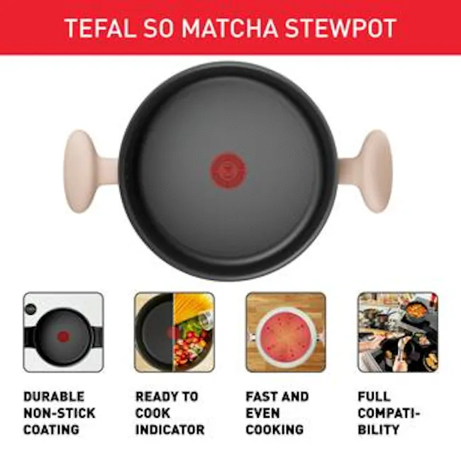 Tefal So Matcha IH Stewpot 24cm (G17946) - 3