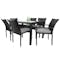 Boulevard Outdoor Dining Set with 6 Chair - Grey Cushion