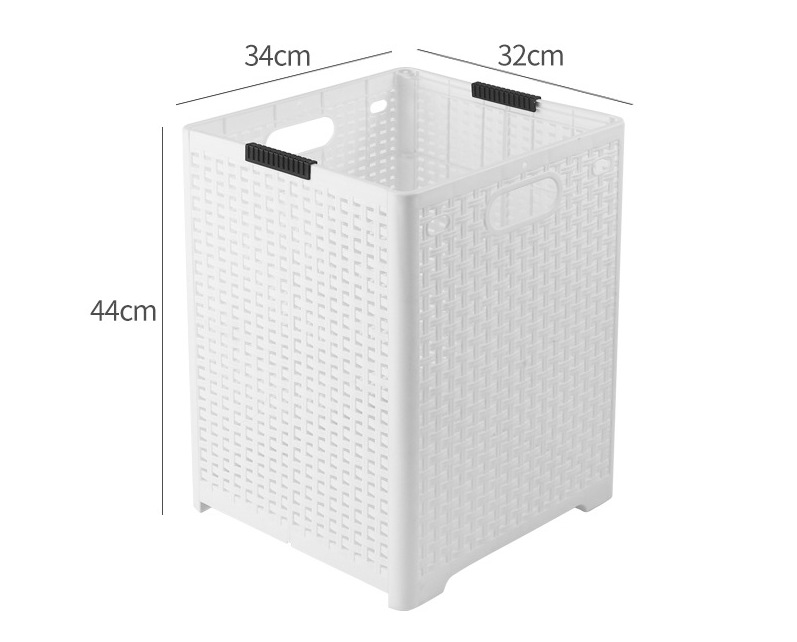 Aldi Foldable Laundry Basket White, Laundry Baskets by HipVan HipVan