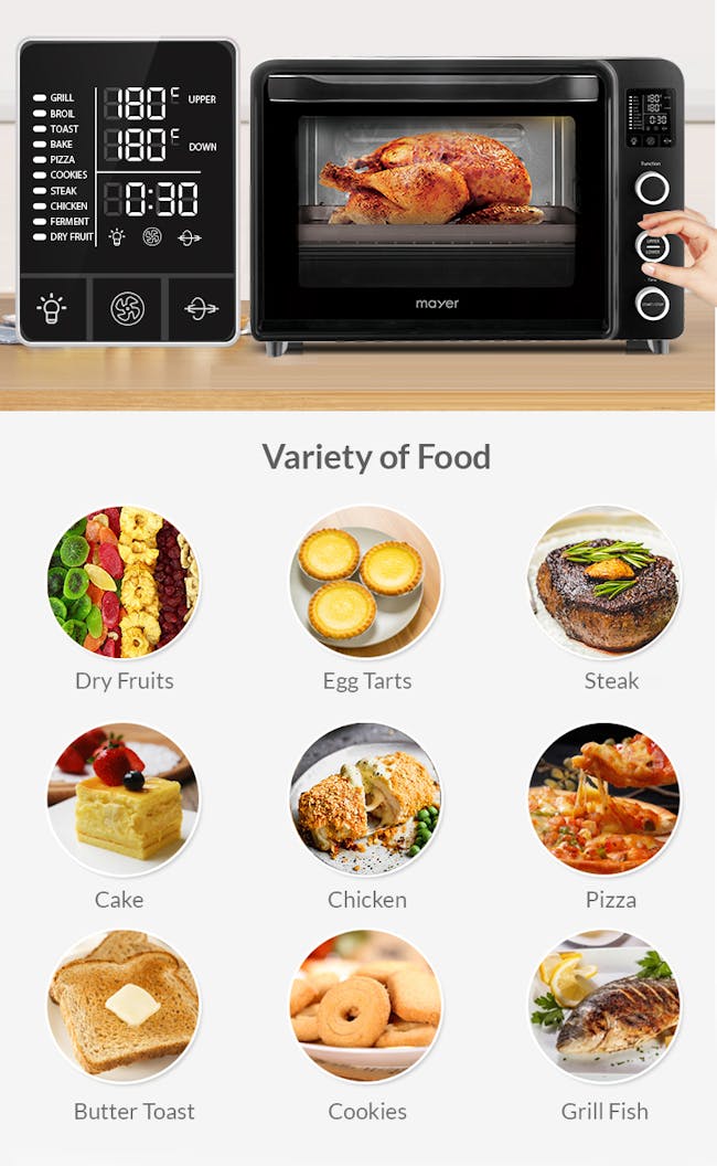 Mayer 38L Digital Electric Oven MMO38D - 9