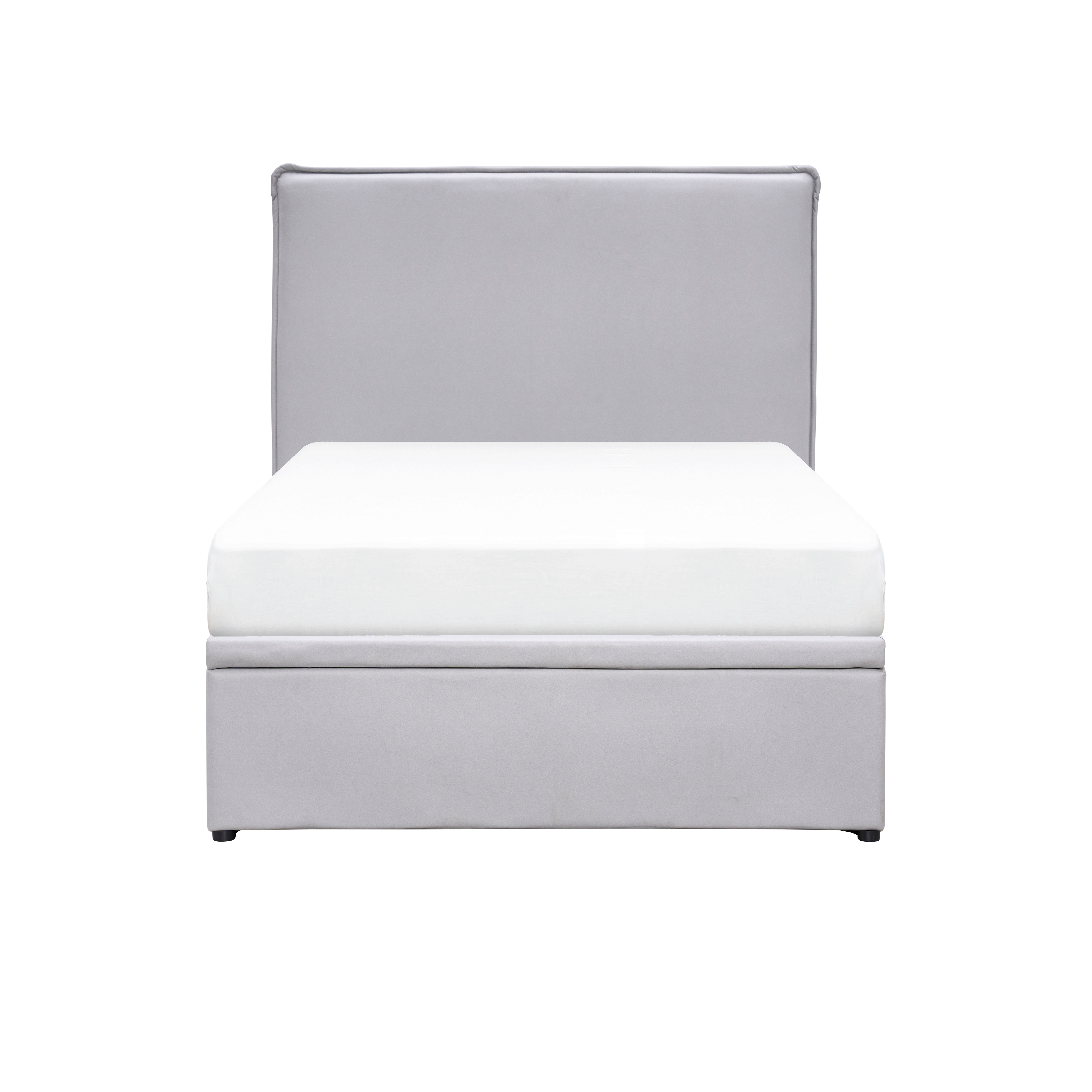Arthur Super Single Storage Bed - Light Grey (Pet Friendly)