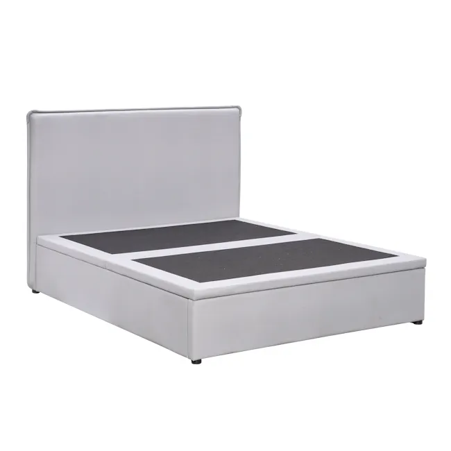 Arthur Super Single Storage Bed - Light Grey (Pet Friendly) - 3